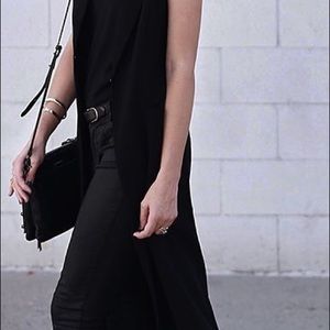 Long Side Slit T Shirt